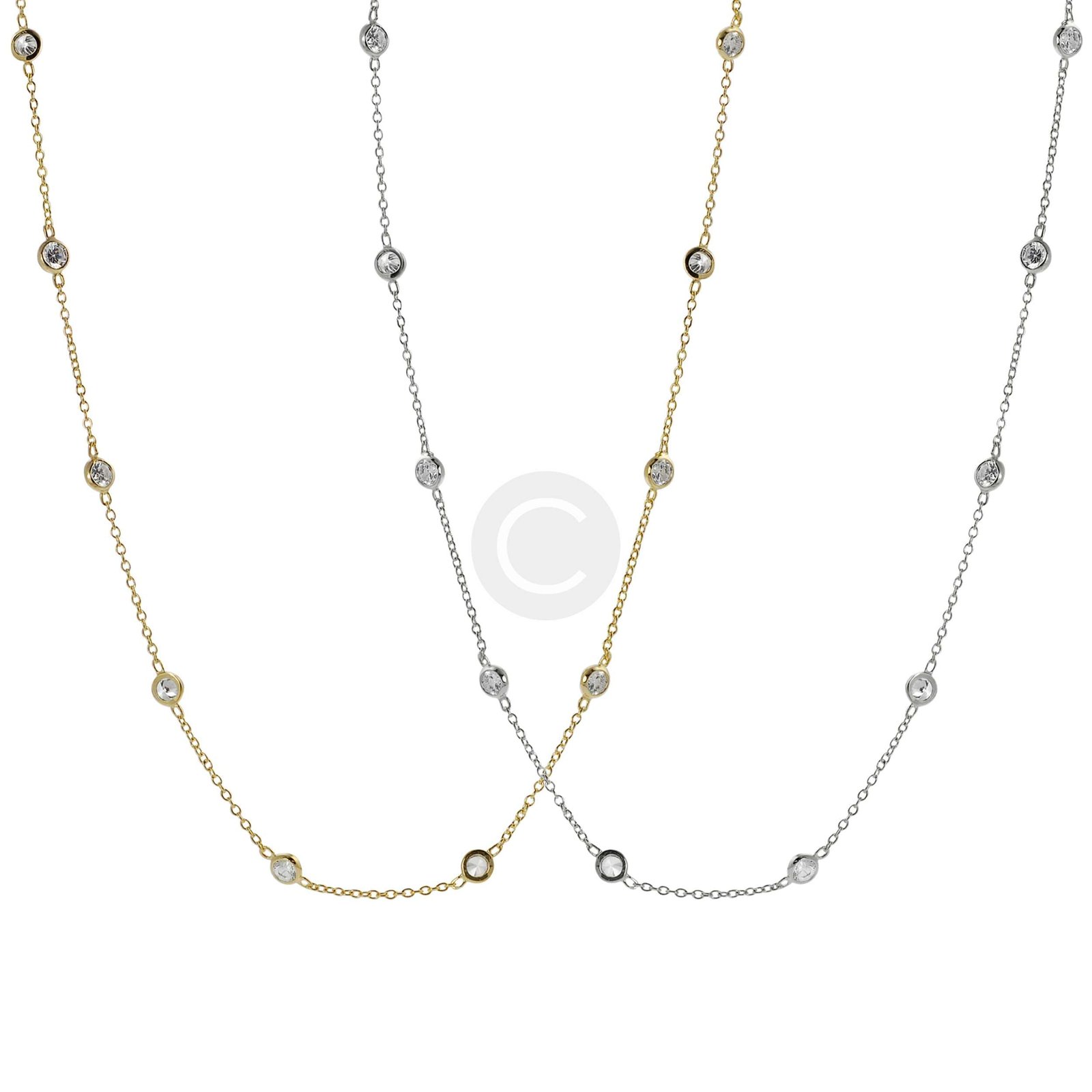 Gemstone and Diamond Accent Necklace